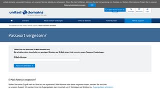 
                            11. Passwort vergessen | united-domains