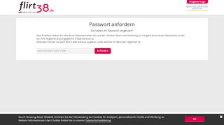 
                            9. Passwort vergessen von flirt38.de