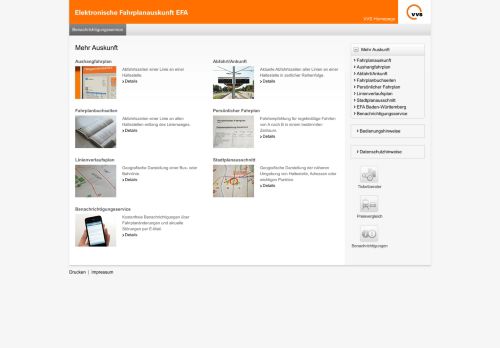 
                            2. Passwort vergessen - VVS - Elektronische Fahrplanauskunft EFA