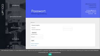 
                            3. Passwort - www.upeco.at