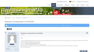 
                            4. Passwort zurücksetzen mit FileZilla - DM500HD - Newnigma²