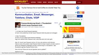 
                            6. Passwortänderung Gmail -> Thunderbird nimmt neues Passwort nicht ...