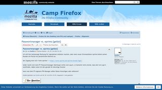 
                            12. Passwortmanager vs. eprimo [gelöst] - Camp Firefox