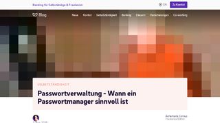 
                            13. Passwortverwaltung - Wann ein Passwortmanager sinnvoll ist - Kontist