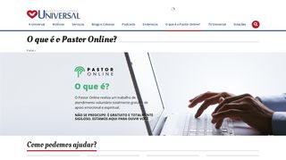 
                            3. Pastor Online - Universal.org - Portal Oficial da Igreja Universal do ...