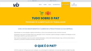 
                            10. PAT - Programa de Alimentação do Trabalhador | VB