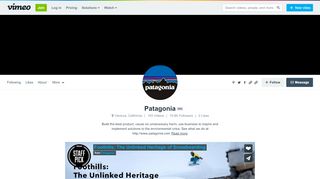 
                            11. Patagonia on Vimeo