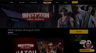 
                            5. Patch Update 28 August 2018 - INFESTATION : NEW WORLD