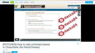 
                            6. [PATCHED] How to add unlimited tokens in Chaturbate (No Hack ...