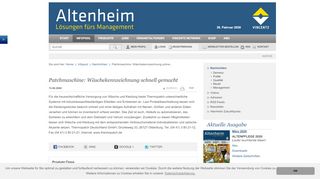 
                            11. Patchmaschine: Wäschekennzeichnung schnell gemacht