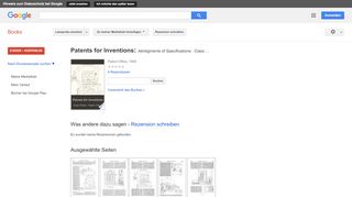 
                            8. Patents for Inventions: Abridgments of Specifications : Class ... - Google Books-Ergebnisseite