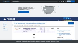 
                            11. path of exile - What happens to characters in event leagues? - Arqade