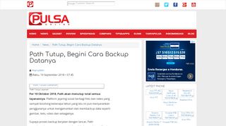 
                            9. Path Tutup, Begini Cara Backup Datanya - TabloidPULSA