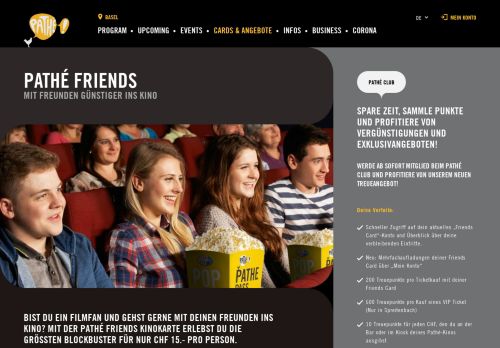 
                            11. Pathé - Pathé Friends - Nur CHF 15. pro Kinoticket