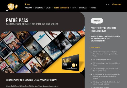 
                            5. Pathé - Pathé Pass: Unbegrenzt Filme im Kino schauen