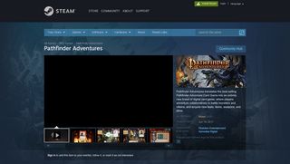 
                            6. Pathfinder Adventures on Steam