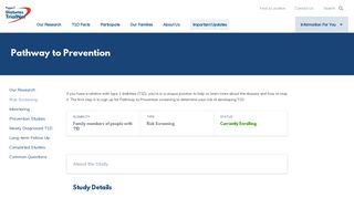 
                            4. Pathway to Prevention | Type 1 Diabetes TrialNet