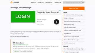 
                            6. Pathways John Deere Login