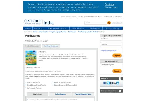 
                            4. Pathways - OUP India - Oxford University Press