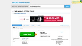 
                            10. pathways.deere.com at Website Informer. Sign In. Visit Pathways Deere.