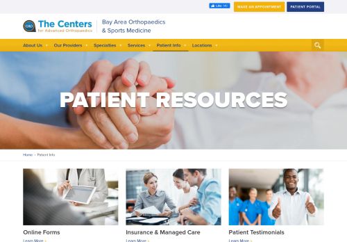 
                            10. Patient Info - Bay Area Orthopaedics & Sports Medicine