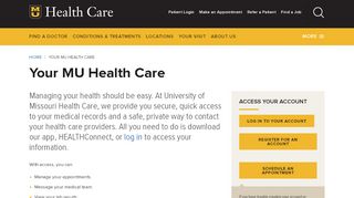 
                            10. Patient Login - University of Missouri Health Care