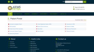 
                            10. Patient Portal - AIIMS PATNA