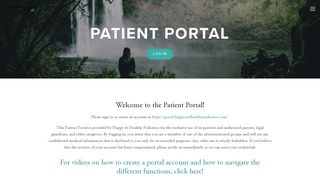 
                            9. patient portal — Happy and Healthy Pediatrics