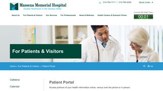 
                            12. Patient Portal - Health Information Anytime | Massena Hospital