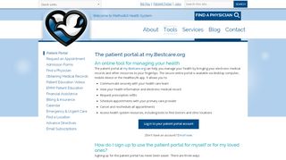 
                            3. Patient Portal | Methodist Health System