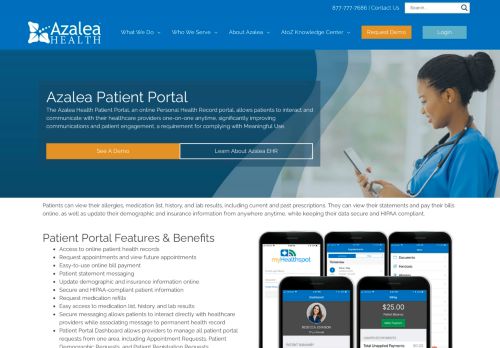 
                            8. Patient Portal – Personal Health Records by Azalea Health