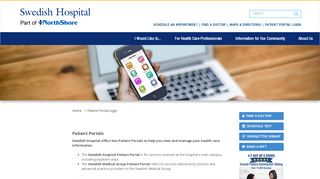 
                            7. Patient Portal | Swedish Covenant Hospital