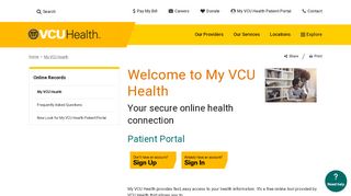 
                            12. Patient Portal | VCU Health