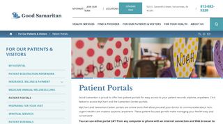 
                            7. Patient Portals | Good Samaritan - Gshvin.org