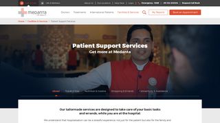 
                            2. Patient Support Services | Medanta