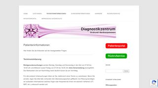
                            2. Patienteninformationen | Radiologie-MV.de
