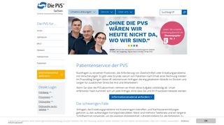 
                            12. Patientenservice: Korrespondenz mit Patienten und ... - PVS Sachsen