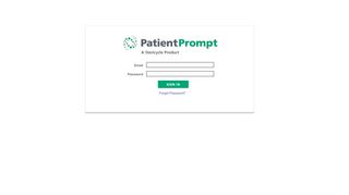 
                            3. Patientprompt.com: Sign In