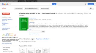 
                            13. Patients and Healers in the Context of Culture: An Exploration of ... - Google Books-Ergebnisseite