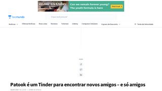 
                            3. Patook é um Tinder para encontrar novos amigos – e só amigos ...