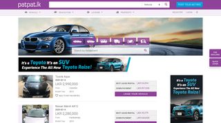 
                            6. patpat.lk: Sri Lanka's best leasing site for new and used vehicles