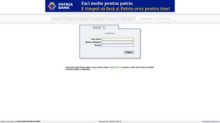 
                            10. Patria Bank - Internet Banking - Please sign in!