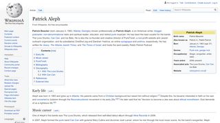 
                            10. Patrick Aleph - Wikipedia