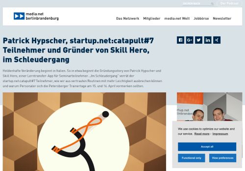 
                            5. Patrick Hypscher, startup.net:catapult#7 Teilnehmer und Gründer von ...