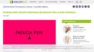 
                            10. Patrizia Pepe assume personale nei negozi e nella sede centrale ...