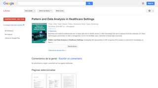 
                            7. Pattern and Data Analysis in Healthcare Settings