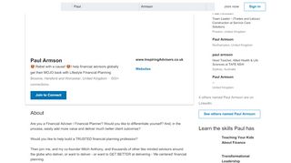 
                            5. Paul Armson - Co-Founder - Life Centered Planners | LinkedIn