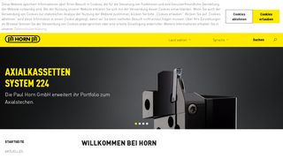 
                            5. Paul Horn GmbH - Technologievorsprung ist HORN