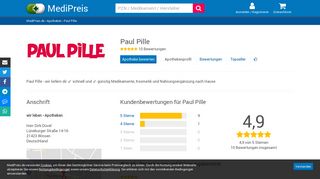 
                            5. Paul Pille Apothekenprofil · MediPreis.de