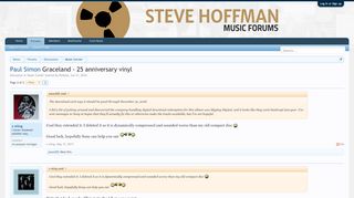 
                            13. Paul Simon Graceland - 25 anniversary vinyl | Page 2 | Steve ...